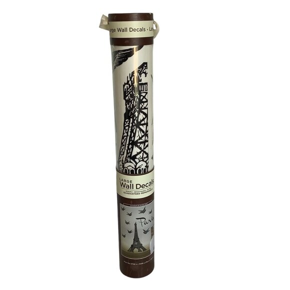 Large Paris Eiffel Tower Wall Decals Reusable & Removable For Home Decor NEW - Picture 2 of 6